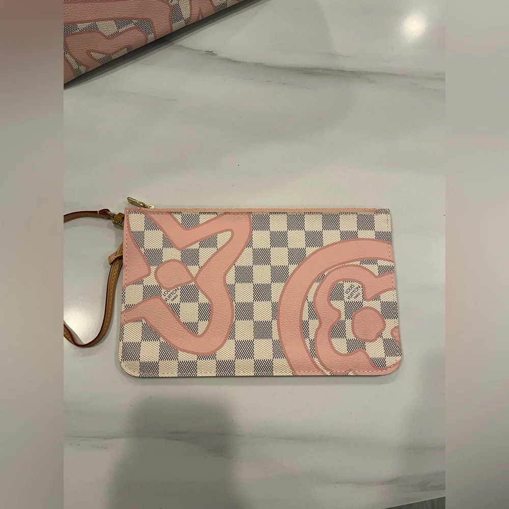 Louis Vuitton Damier Azur Tahitienne Neverfull w/Pouch MM - Picture 14 of 16